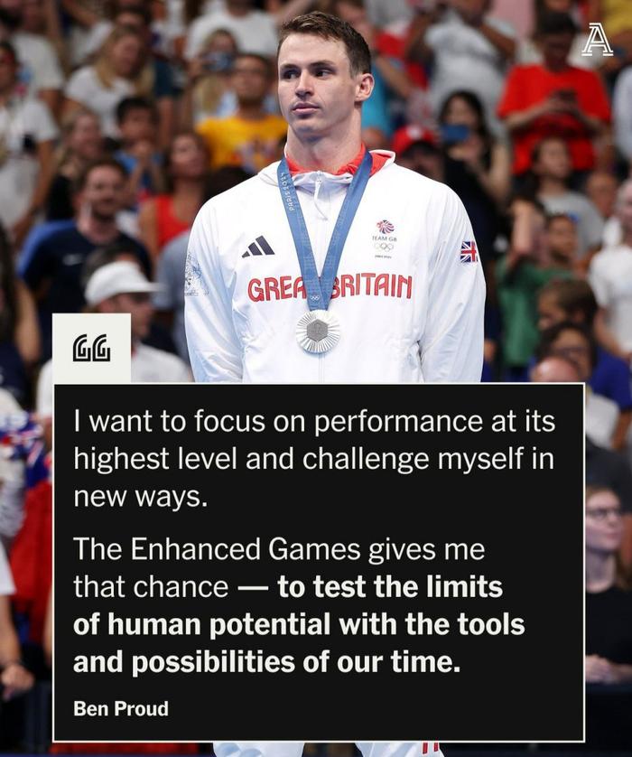 华体会官网-公开使用兴奋剂的赛事！游泳世界冠军转战增强运动会，遭强烈谴责